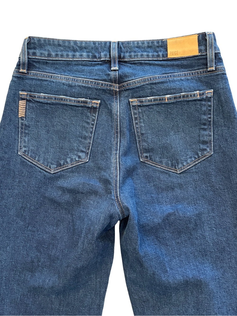 Paige Leenah Ankle Raw Hem Denim Gracie Lou Size 27 - Picture 7 of 10